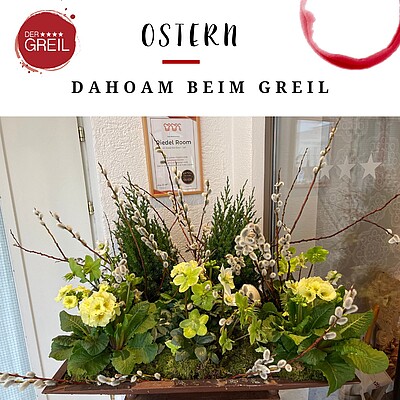 Ostergenuss mit der Familie dahoam beim GREIL – 27.03.-06.04.2026 Aufwachen mit Bergblick Frühstücksbuffet in Mamas Küche Vom GREIL mit dem Skibus zur Gondel (Skibetrieb ab 8 Uhr!) Skitag in der...